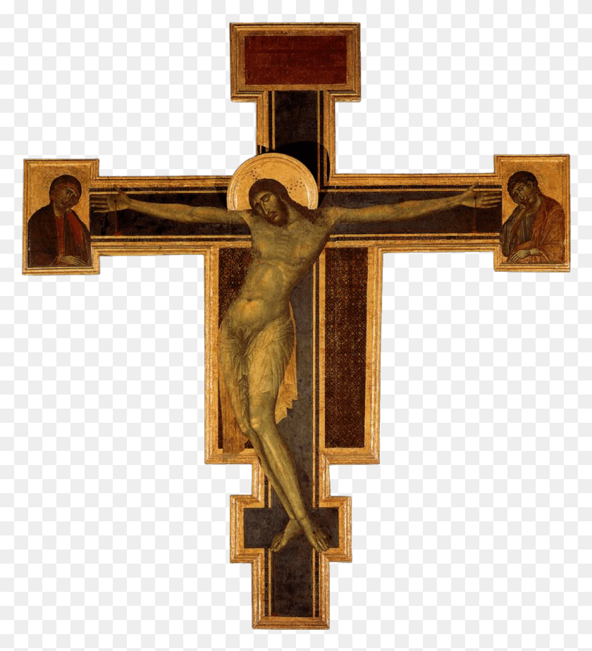 999x1107 Best Crucifix Clipart Crocifisso Di Santa Croce, Cross, Symbol, Person HD PNG Download