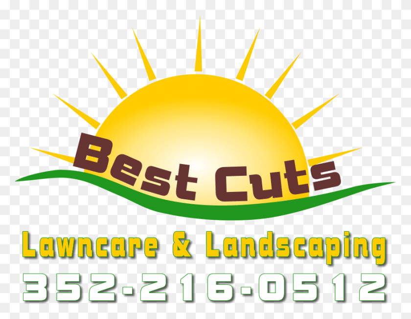 874x665 Best Cuts Lawn Care Logo Graphic Design, Clothing, Apparel, Helmet Descargar Hd Png