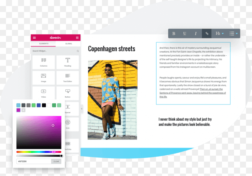 1021x715 Best Drag And Drop Wordpress, Text, Page, Poster, Person Transparent PNG