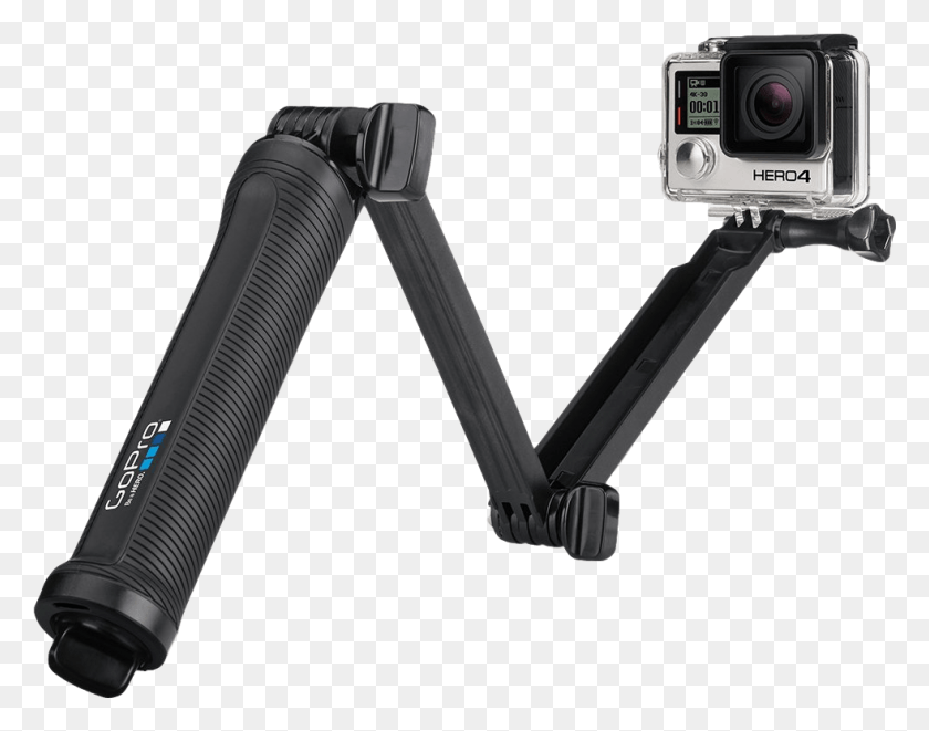 981x757 Best Gopro Mount Arm For Snowboarding Pacific Gears 3 Way Grip Arm Amp Tripod, Camera, Electronics, Lamp HD PNG Download
