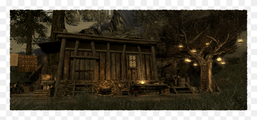 863x368 Best House In Skyrim Transparent Background Cottage, Nature, Outdoors, Building HD PNG Download