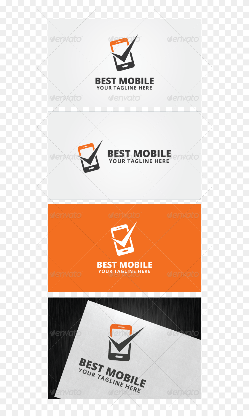 590x1339 Best Mobile Logo Template Best Mobile Logo Templatere Logo, Text, Paper, Business Card HD PNG Download