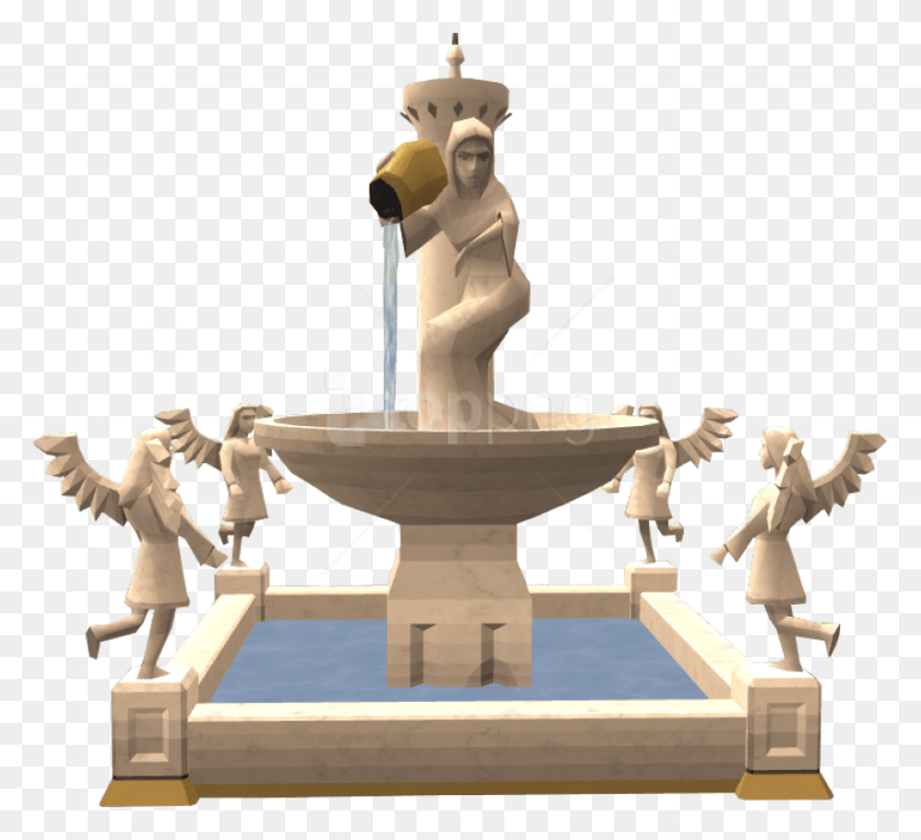 851x772 Best Ondine Fountain Fountain, Water, Toy, Statue HD PNG Download