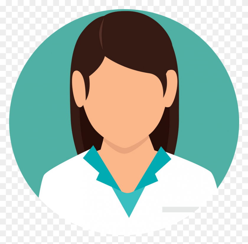 812x798 Best Optometrists In Indianapolis In Female Doctor Doctor Icon Vector, Face, Logo, Symbol HD PNG Download