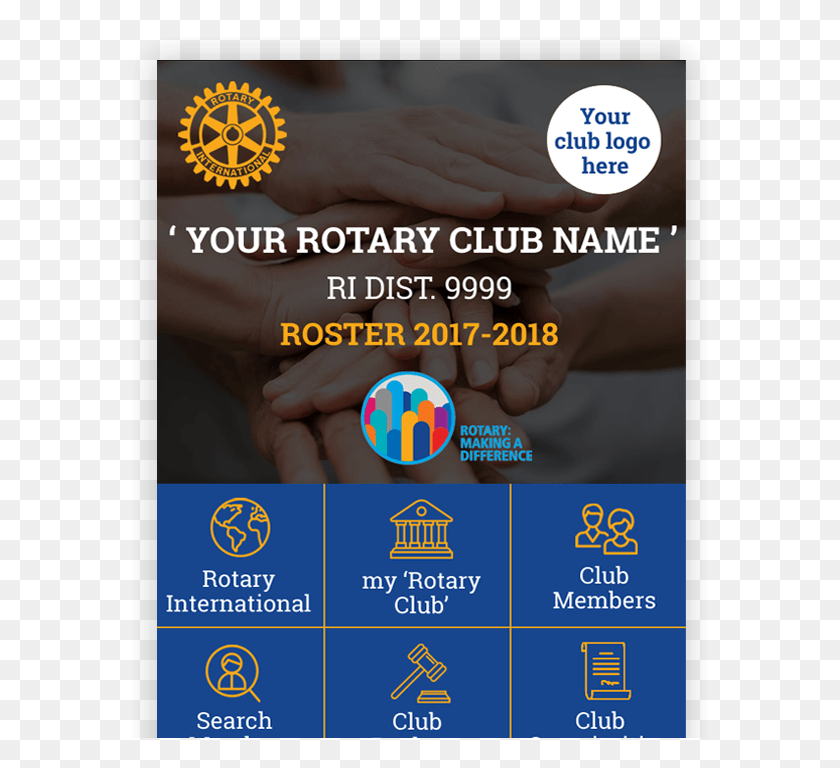 587x708 Best Rotary App Mobile Apps For Rotary Clubs India, Poster, Advertisement, Flyer HD PNG Download
