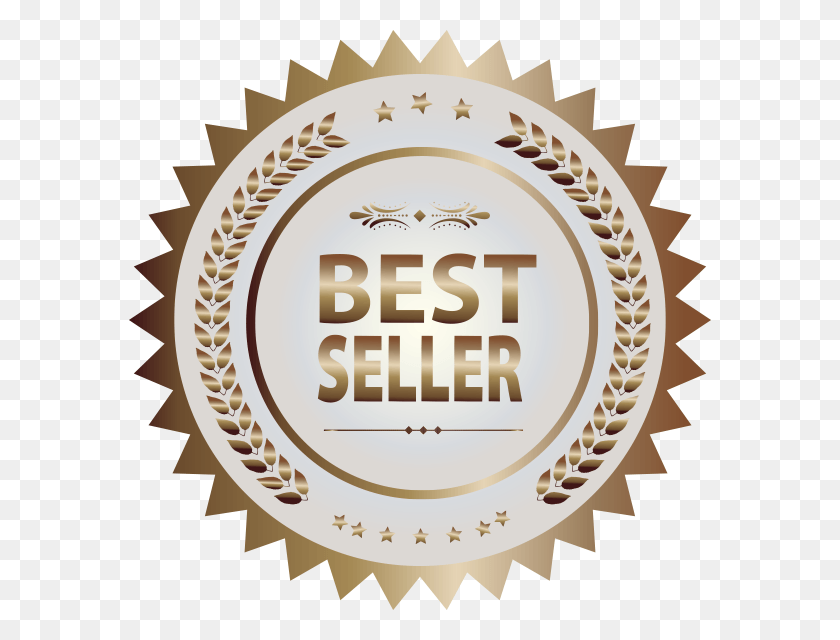 582x580 Best Seller Seal Best Selling Books Logo, Label, Text, Word HD PNG Download