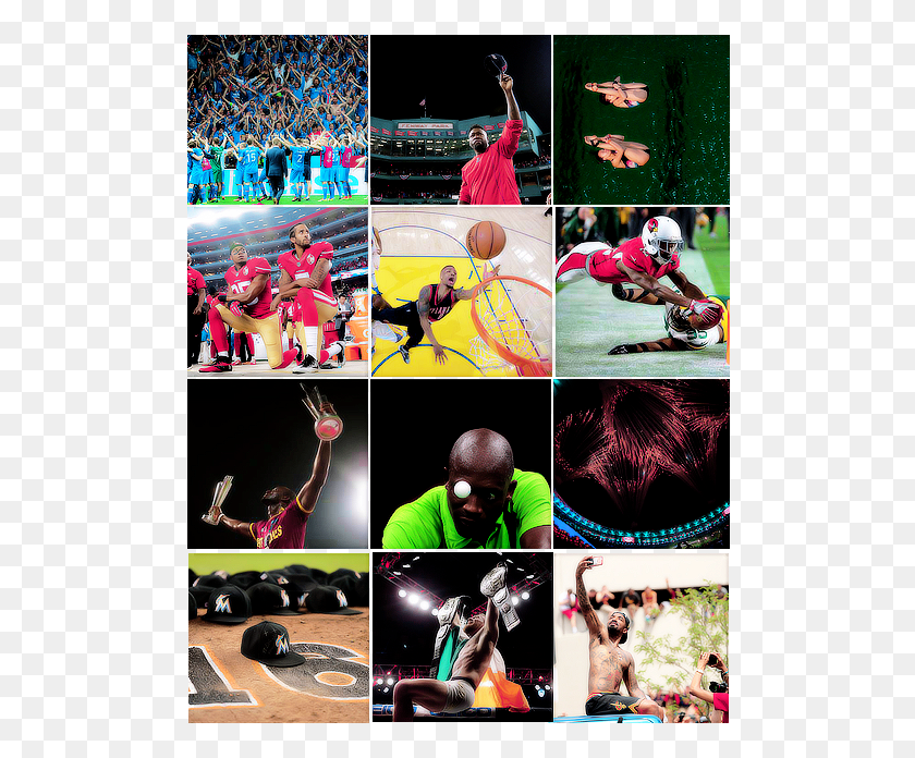 500x636 Best Sports Pictures Of Flag Football, Person, Collage, Poster HD PNG Download