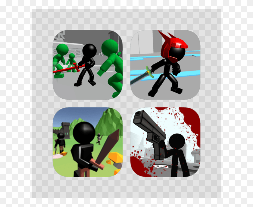630x630 Best Stickman Games Bundle 9 Graphic Design, Person, Human, Paintball HD PNG Download