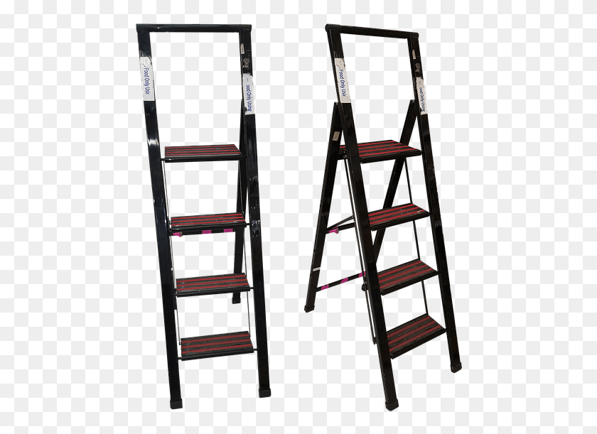 464x551 Best Telescoping Ladders Stairs, Furniture, Shelf, Chair HD PNG Download