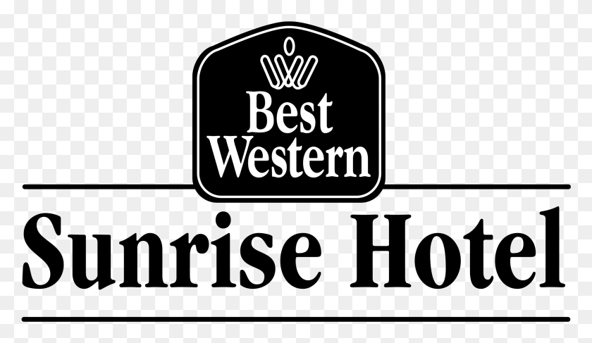2203x1207 Best Western Sunrise Hotel Logo Transparent Best Western, Logo, Symbol, Trademark HD PNG Download