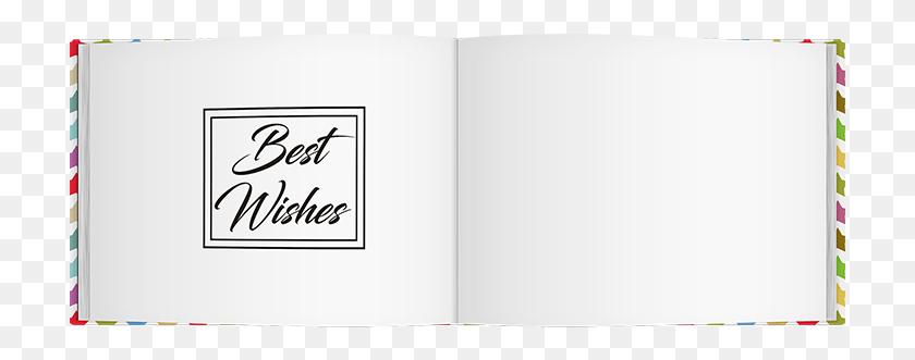 713x271 Best Wishes Hardback Celebration Guest Book Ivory, Text, Handwriting HD PNG Download