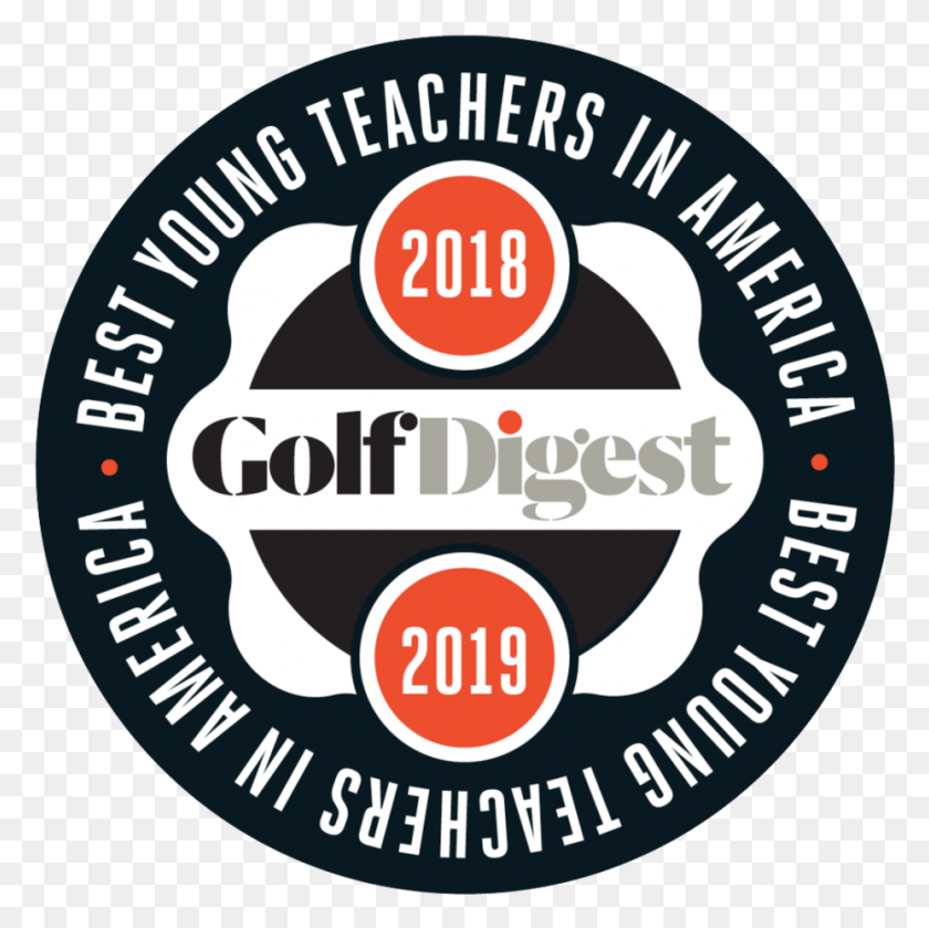 928x927 Best Young Teachers 2018 Golf Digest Best Young Teachers, Label, Text, Sticker HD PNG Download