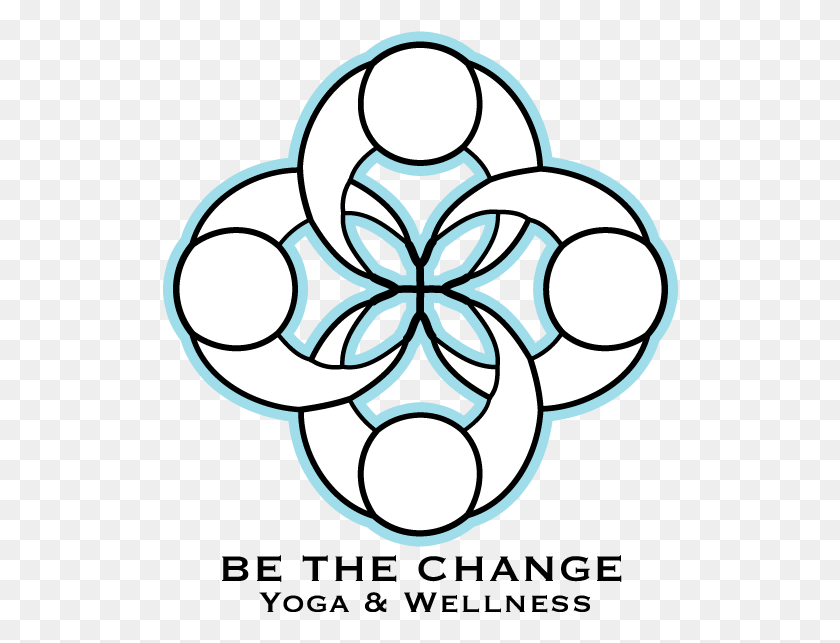 518x583 Логотип Bethechange Прозрачные Изменения Йога И Здоровье, Графика, Узор Hd Png Скачать