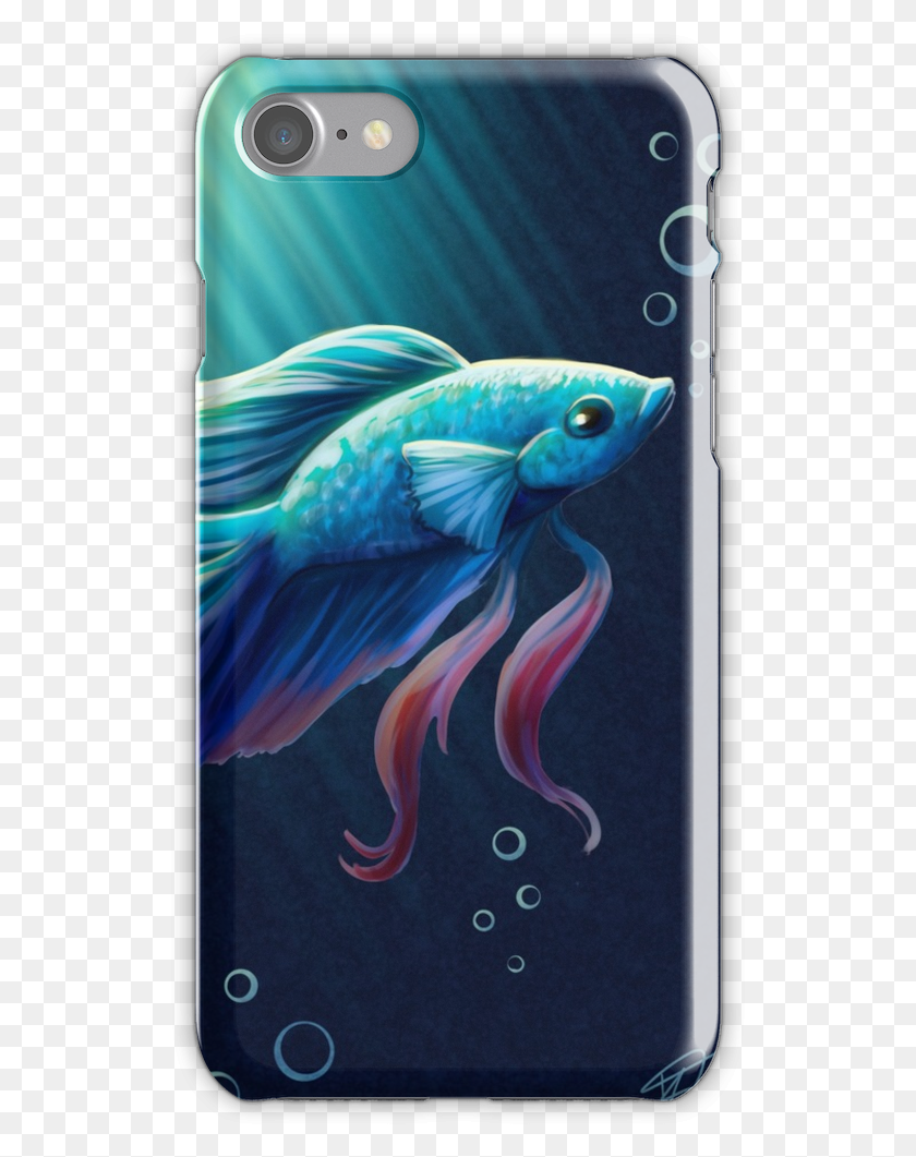 527x1001 Descargar Png Betta Fish Iphone 7 Snap Case Smartphone, Animal, Bird, Teléfono Móvil Hd Png