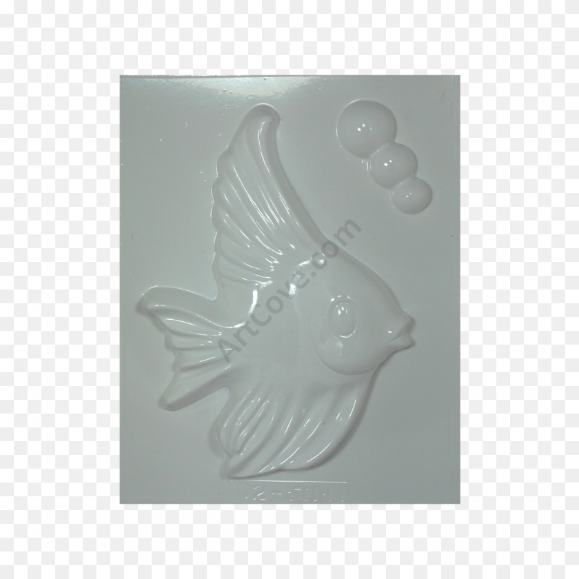 1000x1001 Betta Fish With Bubbles Plaster Mold Rooster, Porcelain, Pottery HD PNG Download
