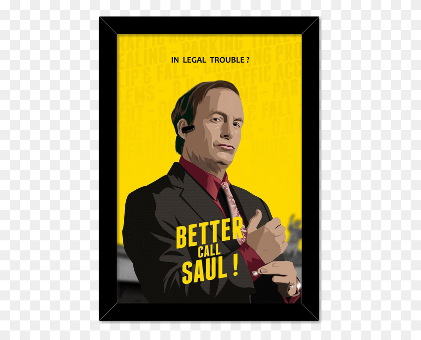 449x619 Better Call Saul Animation, Advertisement, Poster, Flyer HD PNG Download