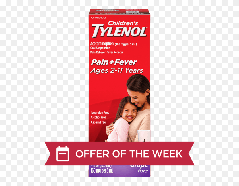 529x593 Better Than Coupons Tylenol, Person, Human, Advertisement HD PNG Download