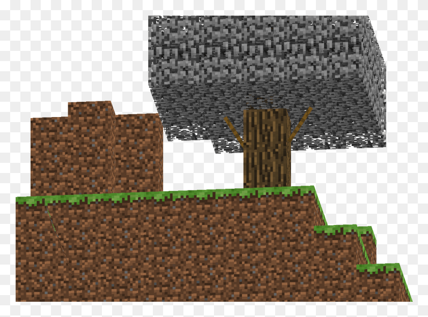 1094x791 Better Trees Mod House, Minecraft, Brick, Outdoors HD PNG Download