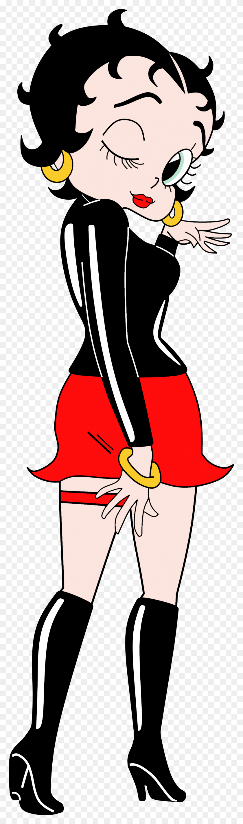 1116x3978 Descargar Betty Boop Anime Biker Render Betty Boop Hermosa, Persona, Human, Manga Hd Png