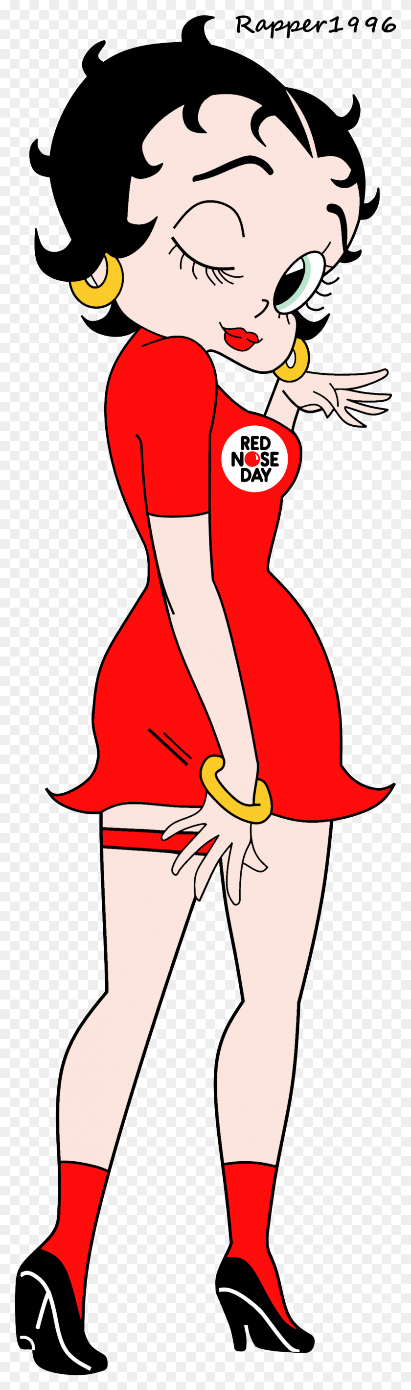 1117x3978 Betty Boop Anime Comic Relief Render By Rapper1996 Betty Boop Hermosa, Person, Human, Clothing HD PNG Download