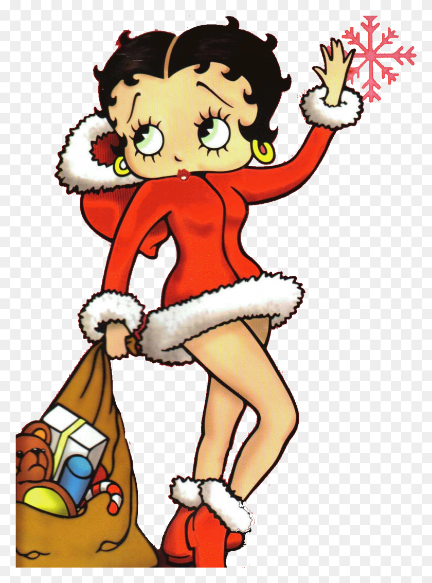 1163x1601 Descargar Png / Betty Boop Betty Boop Santa Claus Png