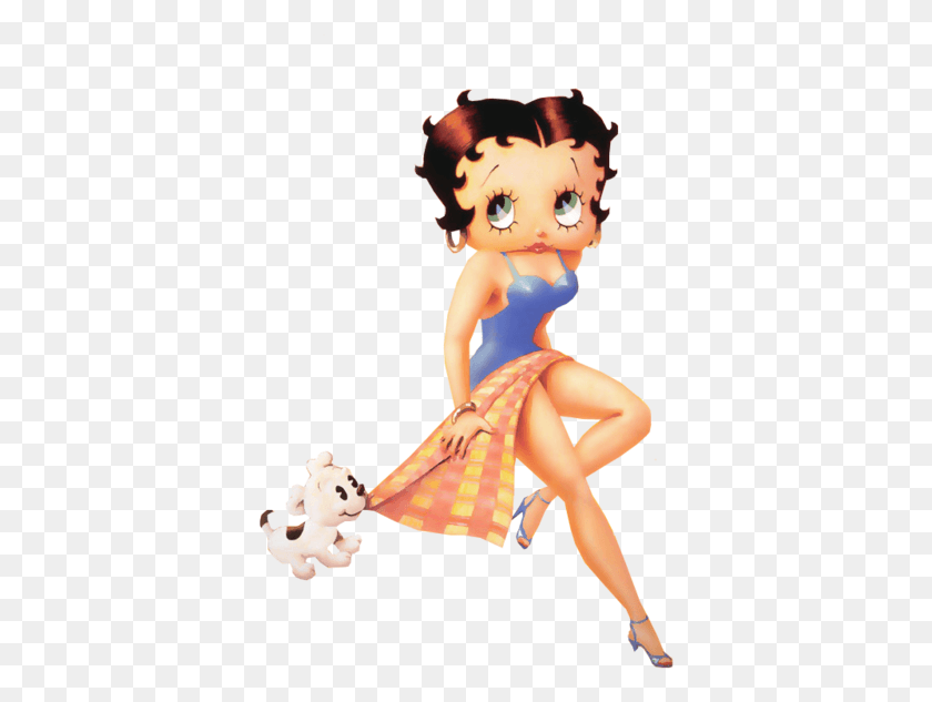 374x573 Descargar Png Betty Boop Pudgy Cute Betty Boop Dibujos, Persona, Actividades De Ocio Hd Png