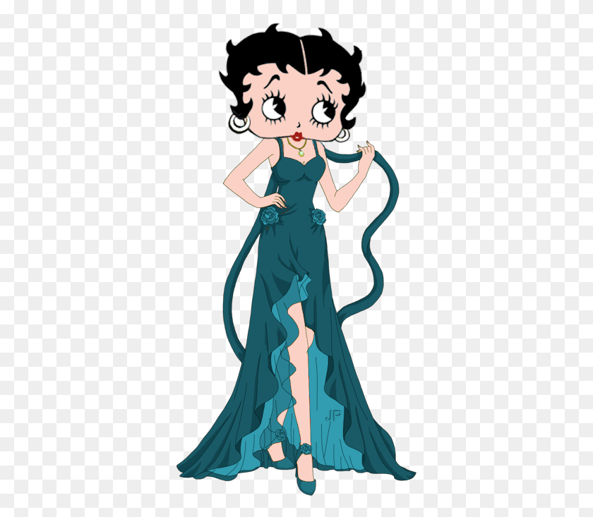 341x673 Betty Boop Sailor Jupiter Princess Dress, Clothing, Apparel, Evening Dress HD PNG Download