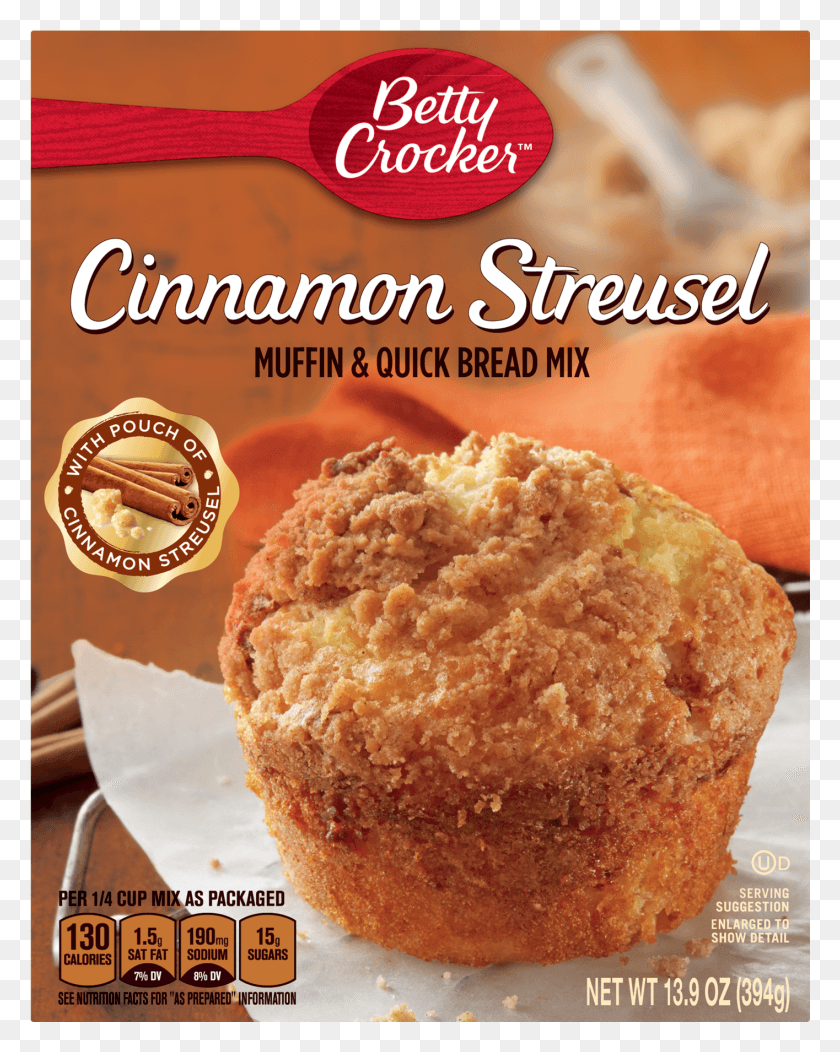 1415x1801 Betty Crocker Cinnamon Streusel Muffin And Quick Bread Betty Crocker Cinnamon Streusel Muffins HD PNG Download