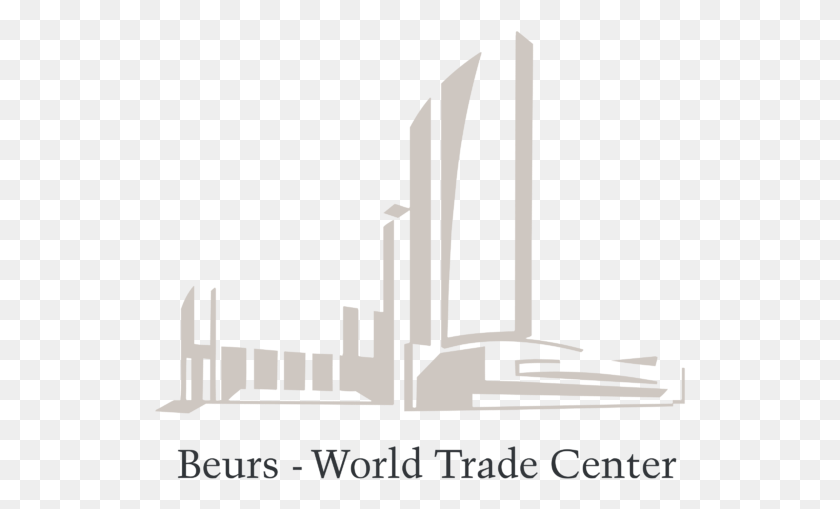 533x449 Descargar Png Beurs World Trade Center Logo Transparente Amp Svg World Trade Center Rotterdam, Edificio, Arquitectura, Pilar Hd Png