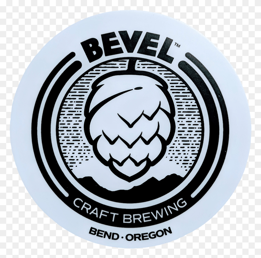 783x773 Bevel Round Logo Bevel Beer, Symbol, Trademark, Emblem HD PNG Download