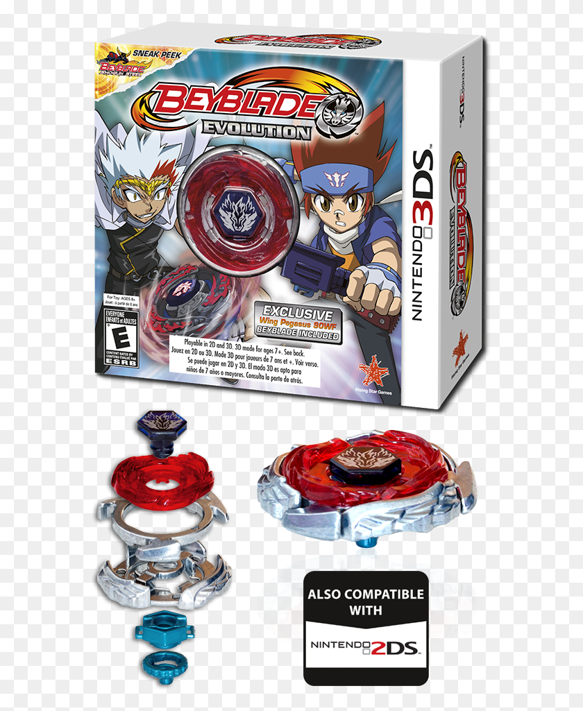 580x965 Beyblade Evolution Beyblade Evolution 3ds Cover, Poster, Advertisement, Book HD PNG Download