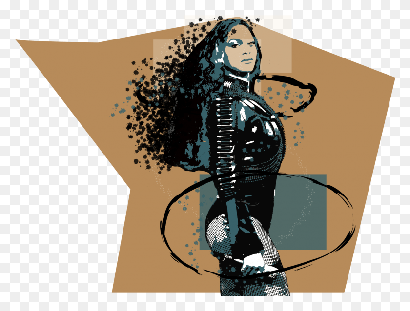 1386x1028 Descargar Png Beyonc Ilustración, Gráficos, Cabeza Hd Png