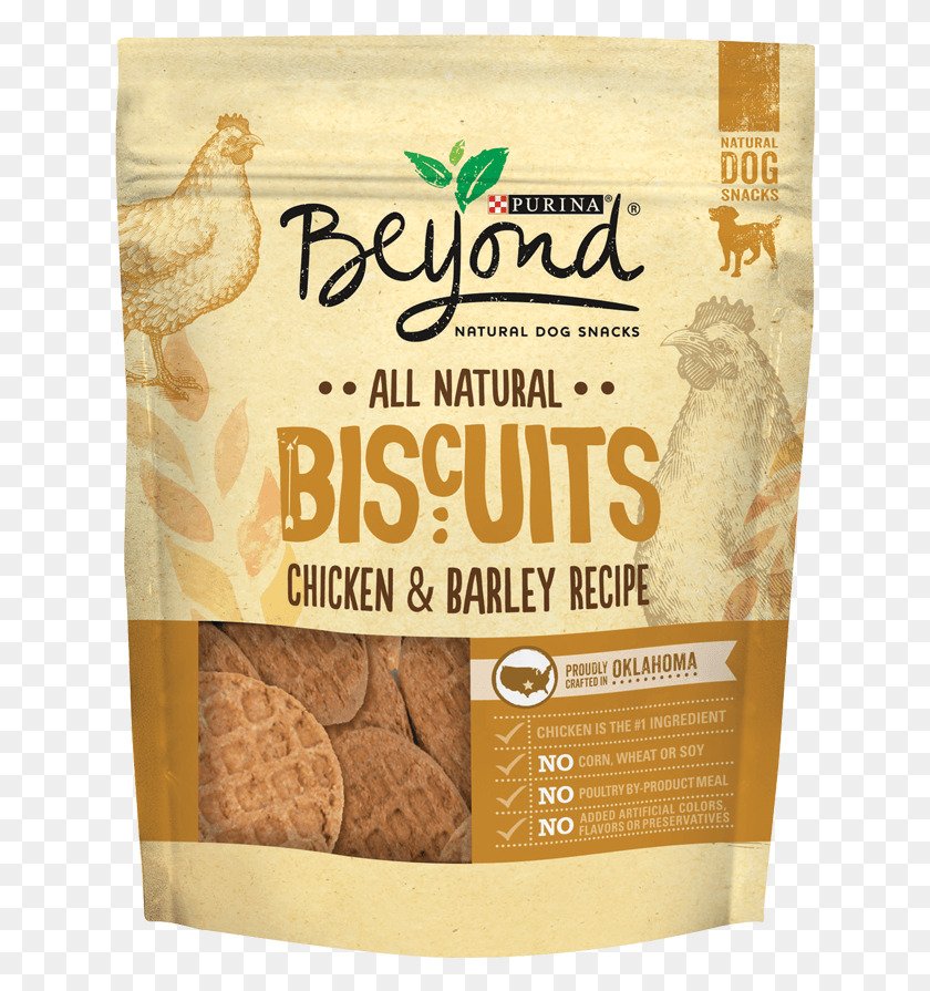 633x835 Beyond All Natural Chicken Amp Barley Biscuits For Dogs Barley Snack, Poultry, Fowl, Bird HD PNG Download