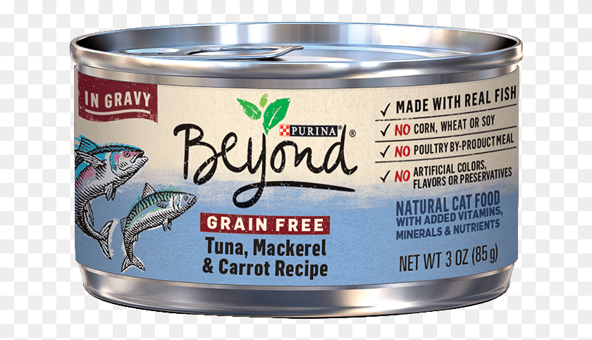 644x423 Beyond Gravy Grain Free Tuna Mackerel Amp Carrot Recipe Purina Beyond Wet Food, Canned Goods, Can, Aluminium HD PNG Download
