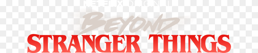 665x174 Beyond Netflix Official Site Beyond Stranger Things Logo, Text Clipart PNG