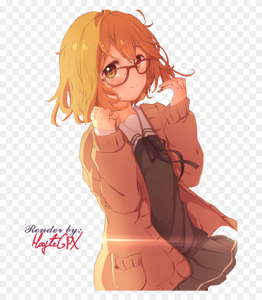 683x901 Beyond The Boundary Beyond The Boundary Mirai Render, Person, Human, Comics HD PNG Download