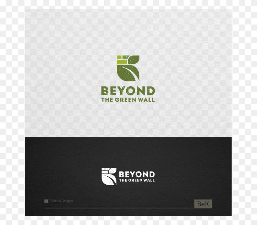 675x675 Descargar Png Beyond The Green Wall Apple, Texto, Tarjeta De Visita, Papel Hd Png