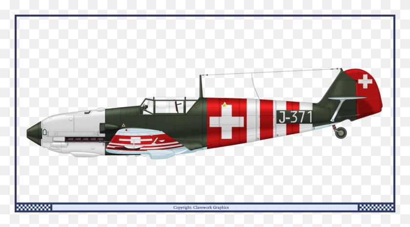 960x500 Bf 109 E3 Swiss Air Force Switzerland Messerschmitt Bf, Aircraft, Vehicle, Transportation HD PNG Download