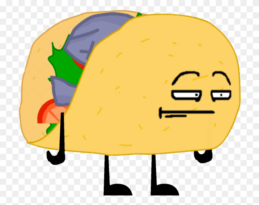 724x606 Bfdi Taco Pose 3 Taco, Food, Sweets, Confectionery HD PNG Download