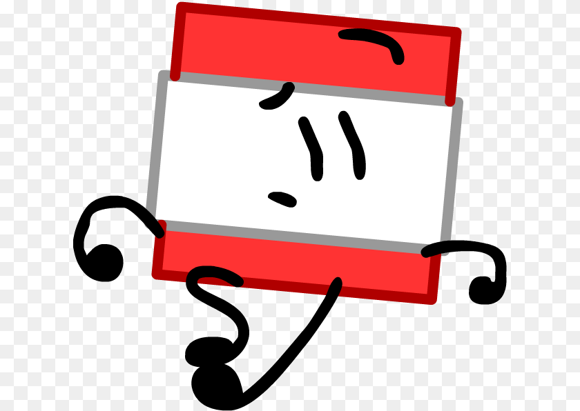 Bfdi Tnt Object Show Character Bodies, Text, Dynamite, Weapon Sticker PNG