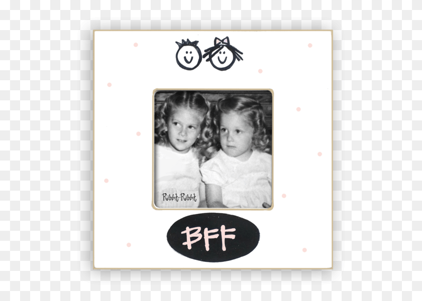 541x540 Bff Rose Picture Frame, Text, Person, Human HD PNG Download