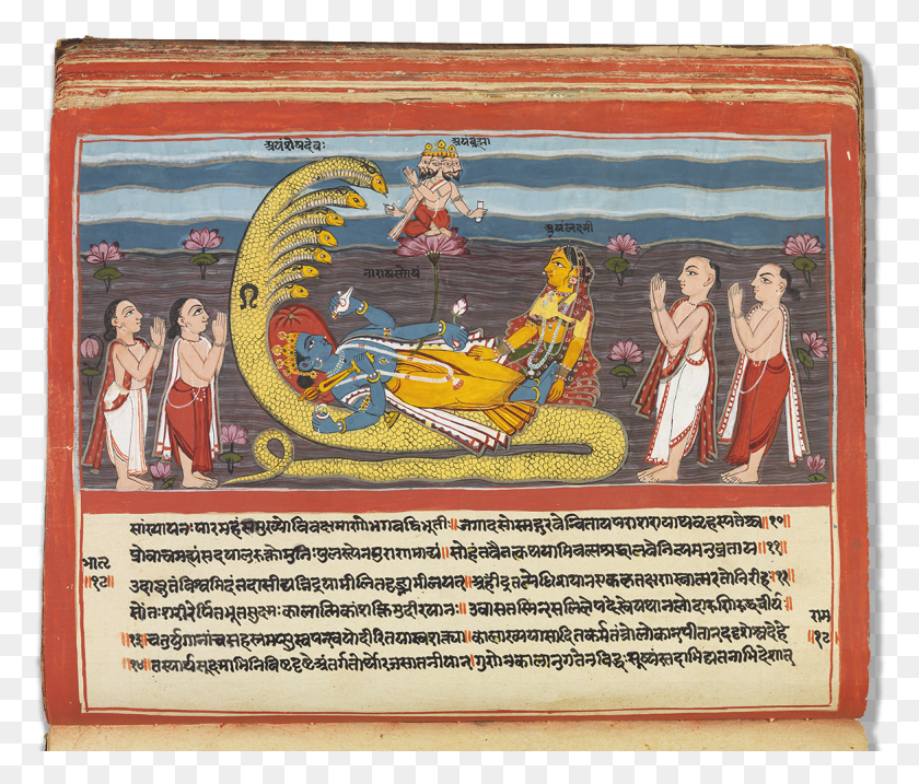 1168x984 Bhagavata Purana In Four Volumes Painting, Person, Human HD PNG Download