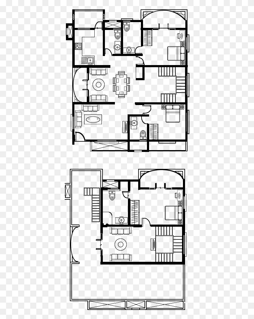 413x994 Bhk Pent House Technical Drawing, Nature, Outdoors, Astronomy HD PNG Download