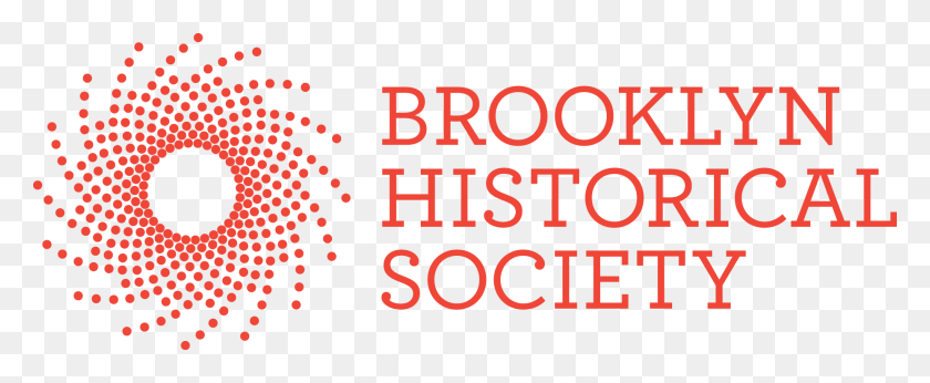 1852x680 Descargar Png Bhs Standard Logo Red Brooklyn Historical Society Logo, Texto, Alfabeto, Número Hd Png
