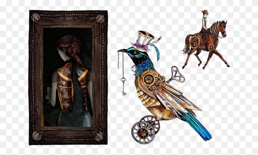 660x443 Bhssteampunk Props Drawing, Accessories HD PNG Download