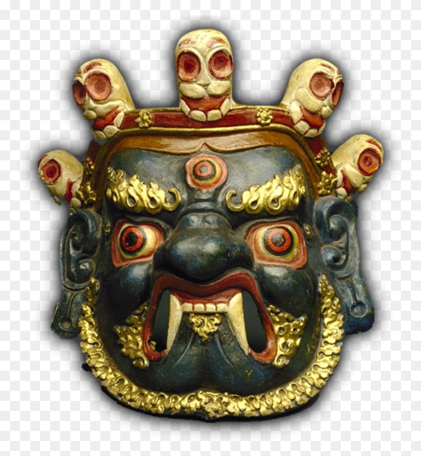 1031x1124 Bhutan Immunity Idol Mahakala Mask, Toy, Head, Figurine HD PNG Download