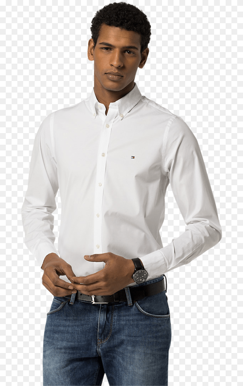 Biaa Koszula Tommy Hilfiger Mska, Clothing, Dress Shirt, Shirt, Sleeve Sticker PNG