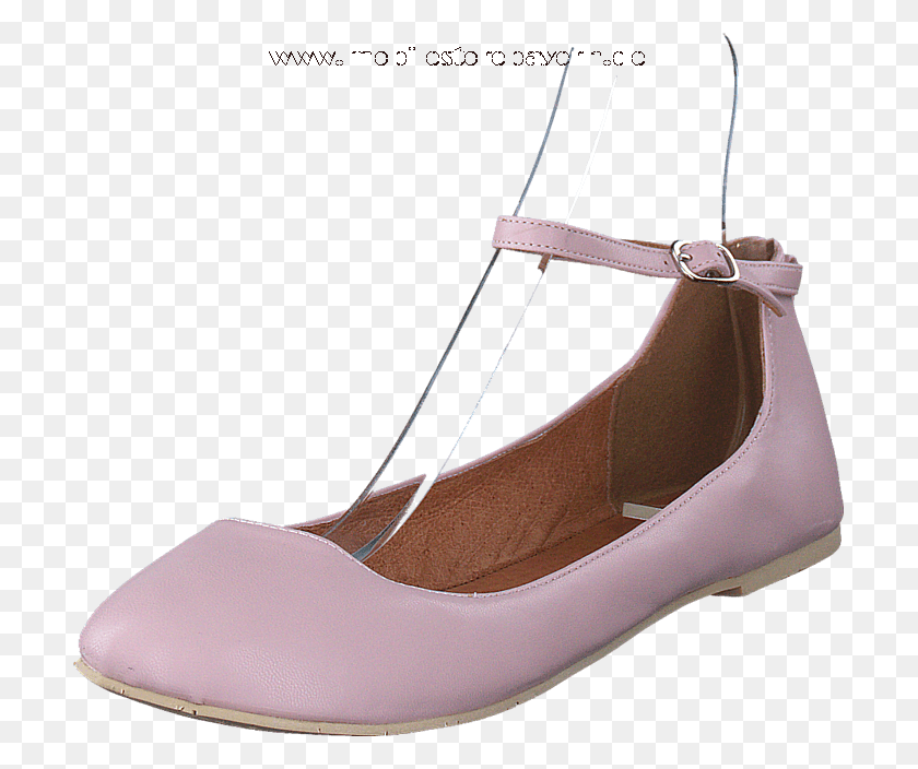 705x644 Bianco Ankle Strap Ballerina Light Pink Sandal, Clothing, Apparel, Footwear HD PNG Download