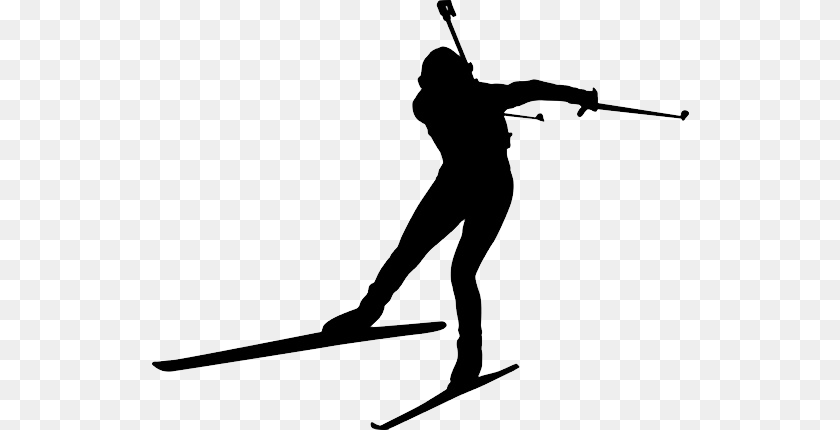 Biathlon, Outdoors, Nature, Snow, Skiing Sticker PNG
