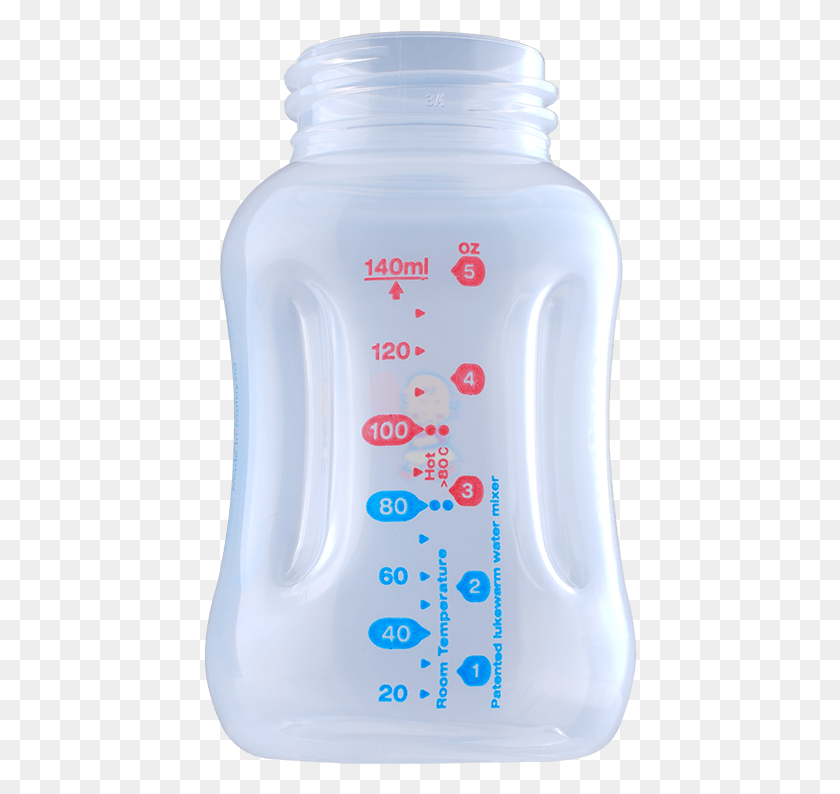 434x734 Biberon Feeder Plastic Bottle, Milk, Beverage, Drink HD PNG Download